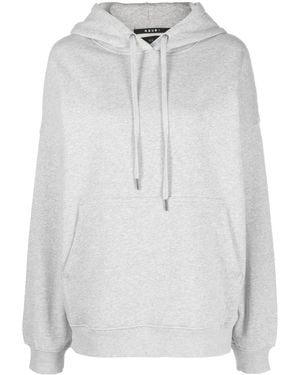Ksubi Melange Boyfriend-Cut Hoodie - White