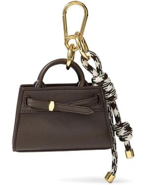 Veronica Beard Bag Knotted-Detail Charm - Black
