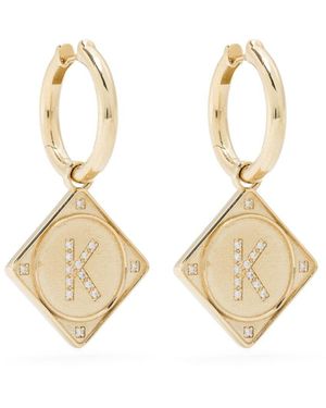 Lauren Rubinski 14K Bruno Diamond Single Earring - Natural