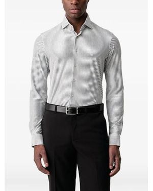 Michael Kors Vertical-Stripe Shirt - Grey
