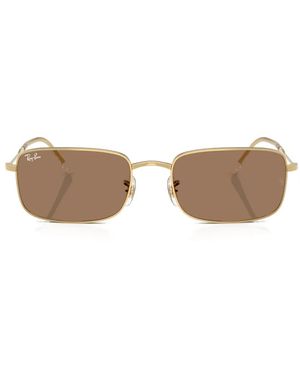 Ray-Ban Square-Frame Sunglasses - Metallic