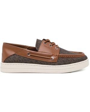 Michael Kors Aiden Boat Shoes - Brown