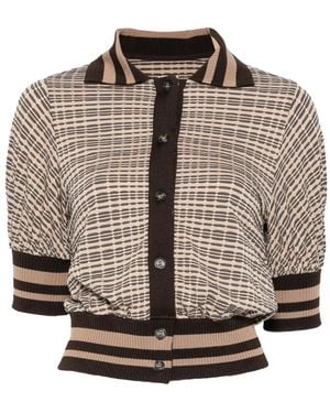 Antonio Marras Buttoned Polo Shirt - Brown