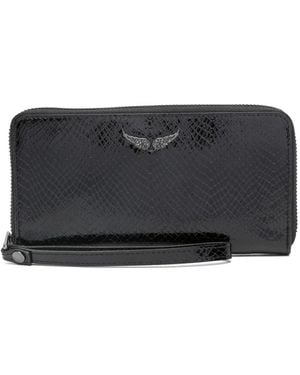 Zadig & Voltaire Compagnon Portemonnaie - Schwarz