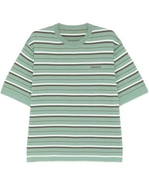 CROQUIS Logo-Embroidered T-Shirt - Green