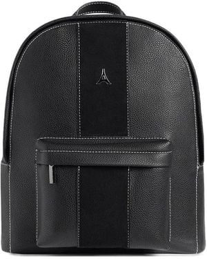 Manière De Voir Sac À Dos Lyon À Empiècements En Daim - Noir