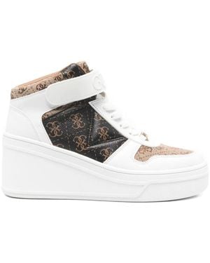 Guess Rubeka 4G Platform Trainers - White