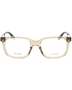 Marc Jacobs Rectangle-Frame Glasses - Natural