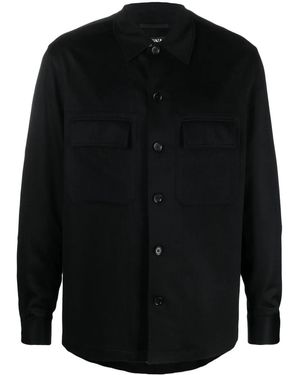 ZEGNA Camicia in cashmere - Nero