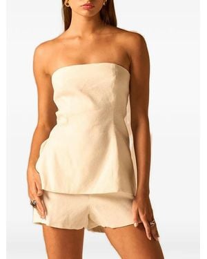 JBQ Loren Strapless Top - Natural