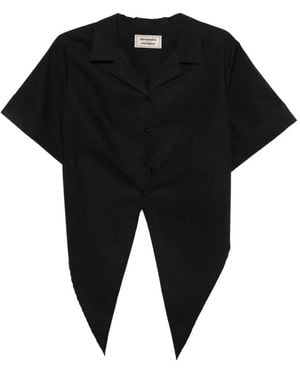 ALESSANDRO ENRIQUEZ Buttoned Top - Black