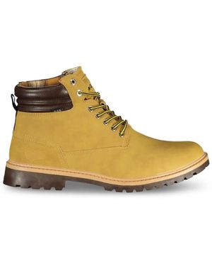 Gast Lace-Up Ankle Boots - Natural