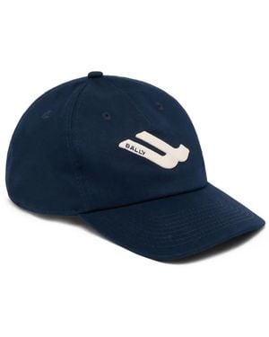 Bally Baseballkappe Mit B-Wing-Patch - Blau