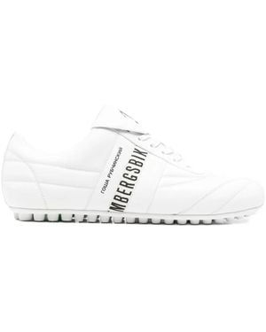 Bikkembergs Soccer Logo-Detail Trainers - White