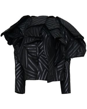 Comme des Garçons Quilted Patchwork Jacket - Black