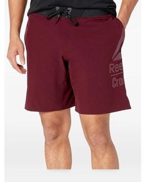 Reebok Crossfit Epic Base Drawstring Shorts - Red