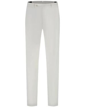 Incotex Button Tailored Trousers - White