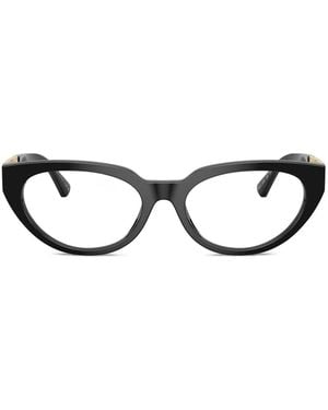 Versace Bril Met Cat-Eye Montuur - Zwart
