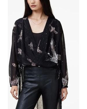 AllSaints Avala Blouse - Black