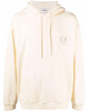 Nanushka Embroidered Logo Hoodie - Natural