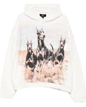 Represent "Western Dobermans" Hoodie - White