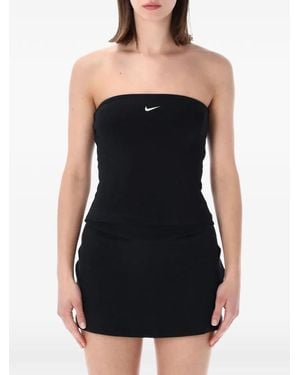 Nike Haut Tube Swoosh À Logo Brodé - Black