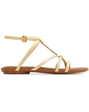 Jacquemus Le Raphiaコレクション オフホワイト Les Sandales Pralu Plates サンダル - ナチュラル