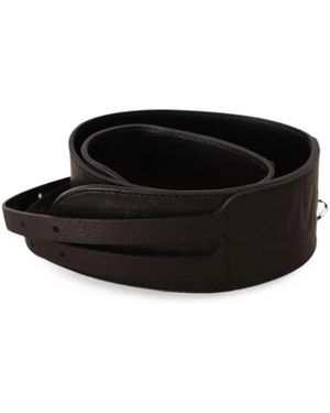 CoSTUME NATIONAL Cinturón Con Logo En Relieve - Negro
