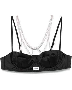 Gcds Satin Tops - Black