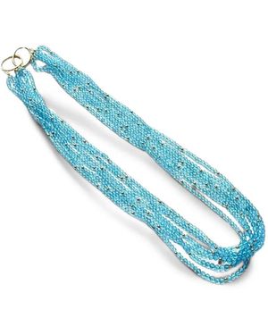 Goshwara G-One Topaz Beaded Necklace - Blue