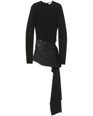 The Attico Studded Mini Dress - Black