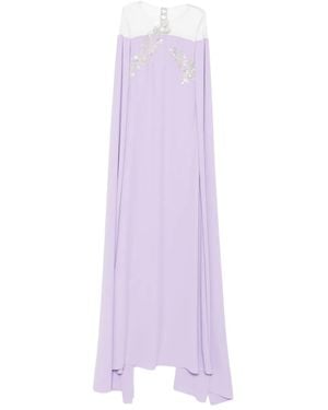 Cristallini Kassandra Maxi Dress - Purple