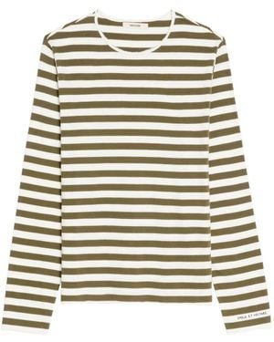 Zadig & Voltaire Long-Sleeved Striped T-Shirt - Green