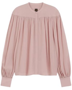 BOSS Relaxed-Fit Blouse - Pink