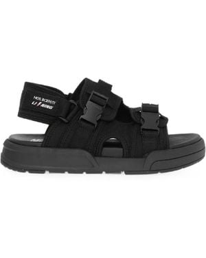 Neil Barrett X Li-Ning Buckle Sandals - Black