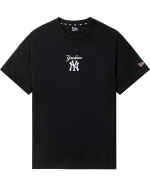 KTZ New York Yankees-Logo T-Shirt - Black