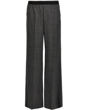 Balenciaga Prince Of Wales-Check Trousers - Grey