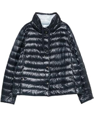 Herno Polyamide Polyester Down Parka - Blue