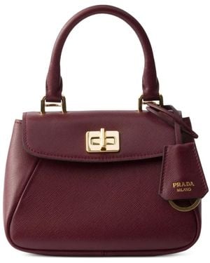 Prada Avoir Mini Handbag - Purple