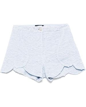 PATBO Shorts aus Papillon-Jacquard - Weiß