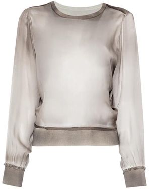 Avant Toi Crew-Neck Jumper - Natural