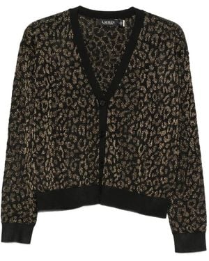 Ralph Lauren Cardigan mit V-Ausschnitt - Schwarz