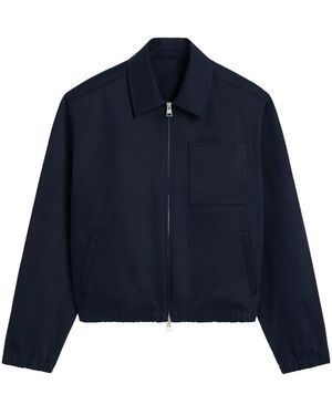 Ami Paris Ami De Coeur Zipped Jacket - Blue