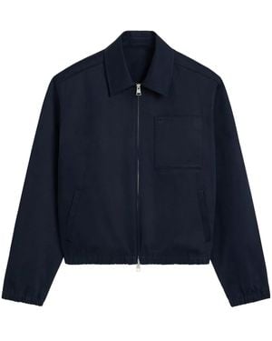 Ami Paris Ami De Coeur ジップアップ ジャケット - ブルー