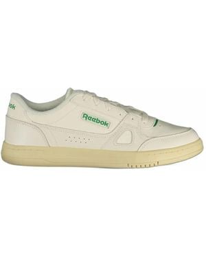 Reebok Perforated Logo-Patch Sneakers - White