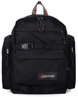 Eastpak Killington Buckle-Strap Logo-Patch Backpack - Black
