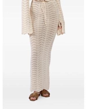 Bananhot Miana Knitted Skirt - Natural