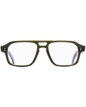 Cutler and Gross Pilot-Frame Glasses - Green