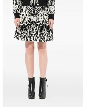 McQueen Spine Shell Mini Dress - Black