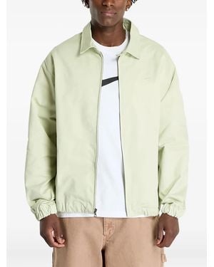 Nike Embroidered-Logo Zip-Up Jacket - Natural